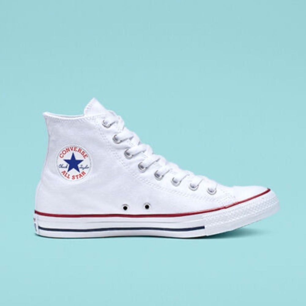 Brand New White High Top Converse
